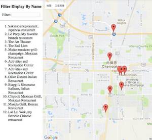 Neighborhood Map App